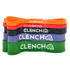Clench Fitness 5-band resistance set for ultimate workout intensity