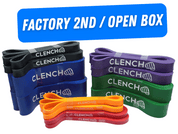 Blemish / Open Box - 41- Inch Loop Resistance Bands Clench Fitness Select Your Band: ORANGE - (5-15 lb)