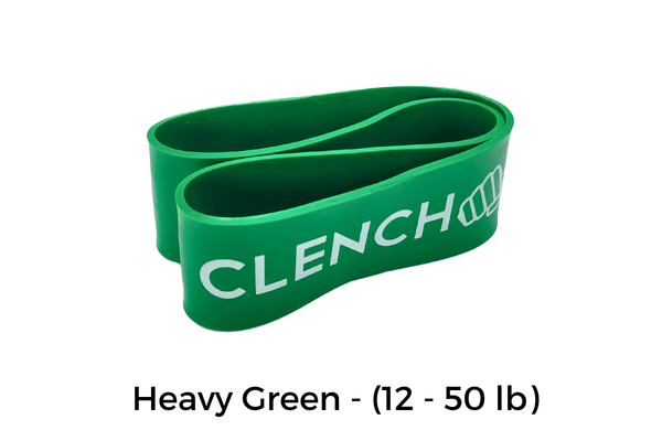 13-Inch Mini Resistance Bands Clench Fitness Select Your Band: Heavy Green (12 - 50 lb)