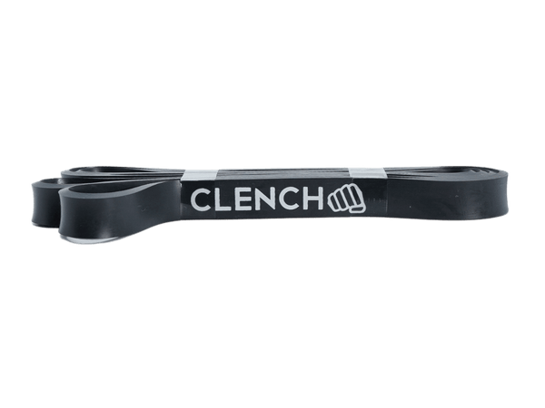 Blemish / Open Box - 41- Inch Loop Resistance Bands Clench Fitness Select Your Band: BLACK - (35-75 lb)