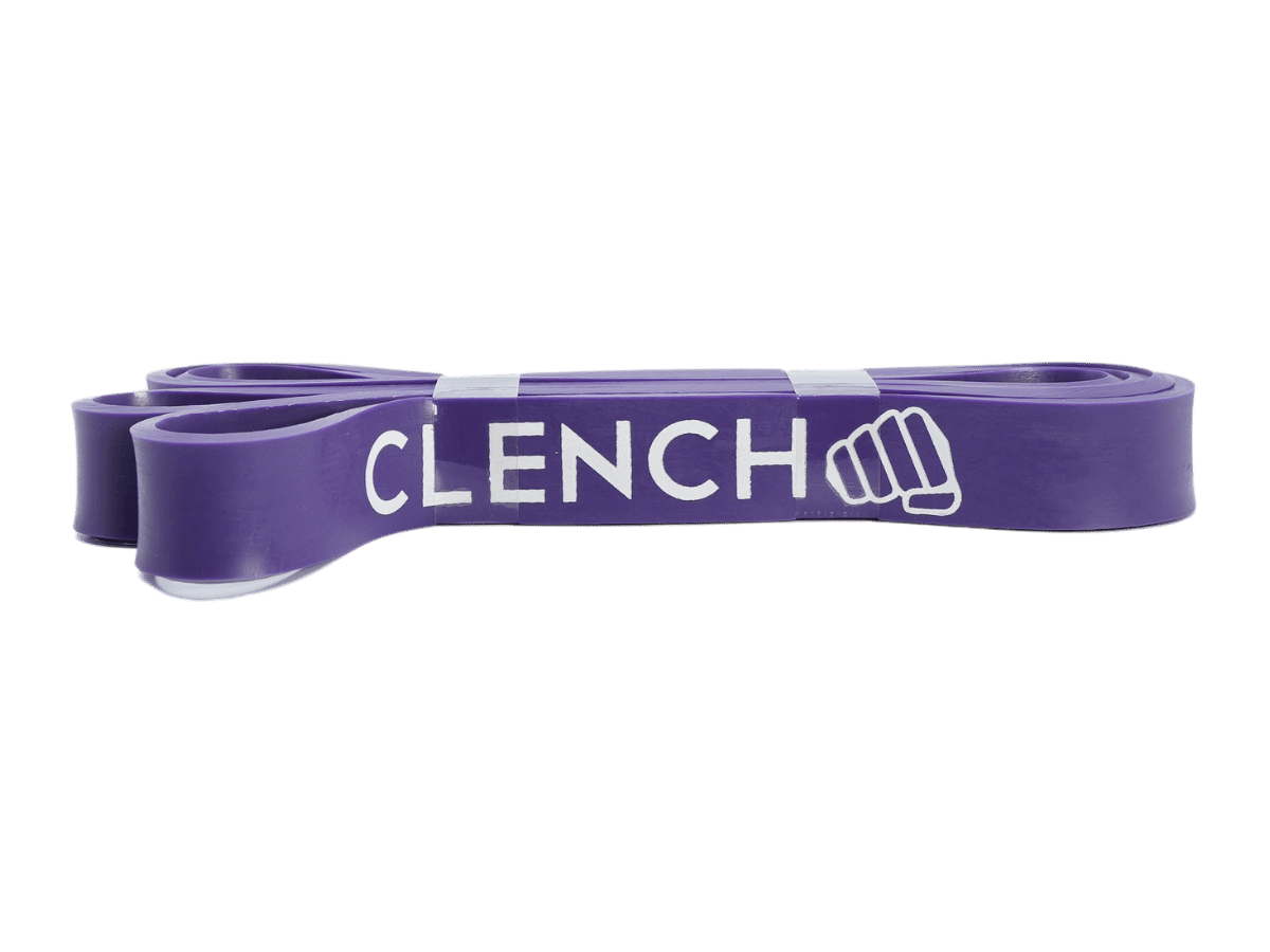 Blemish / Open Box - 41- Inch Loop Resistance Bands Clench Fitness Select Your Band: PURPLE - (50-100 lb)