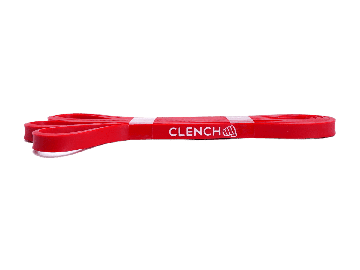 Blemish / Open Box - 41- Inch Loop Resistance Bands Clench Fitness Select Your Band: RED - (15-35 lb)