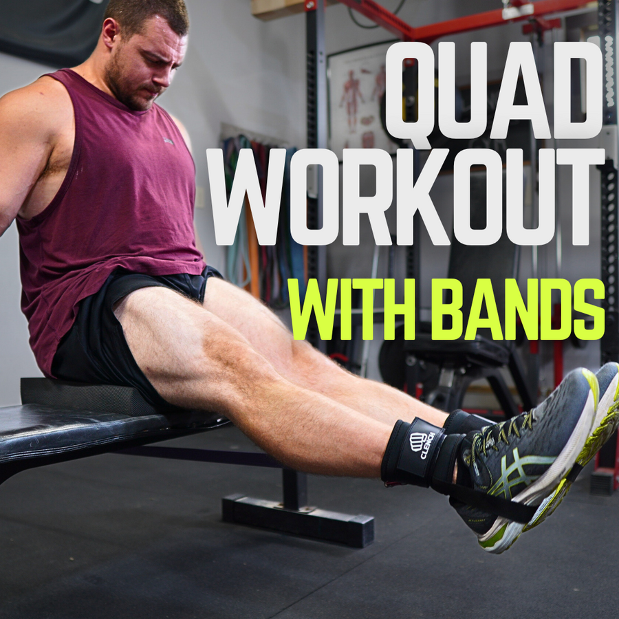 5-Exercise Quad-Focused Leg Workout with Resistance Bands