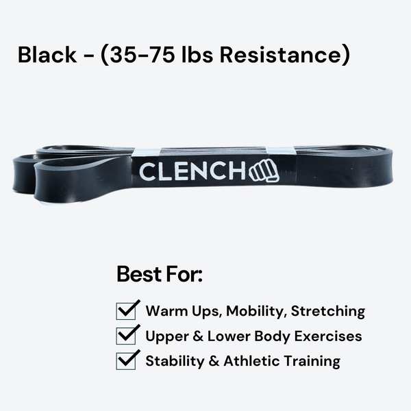 41 Inch Loop Resistance Bands Clench Fitness