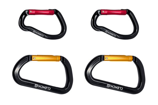 Clench Carabiners Clench Fitness Bundle Qty: 4-Pack Size: Standard + XL Bundle