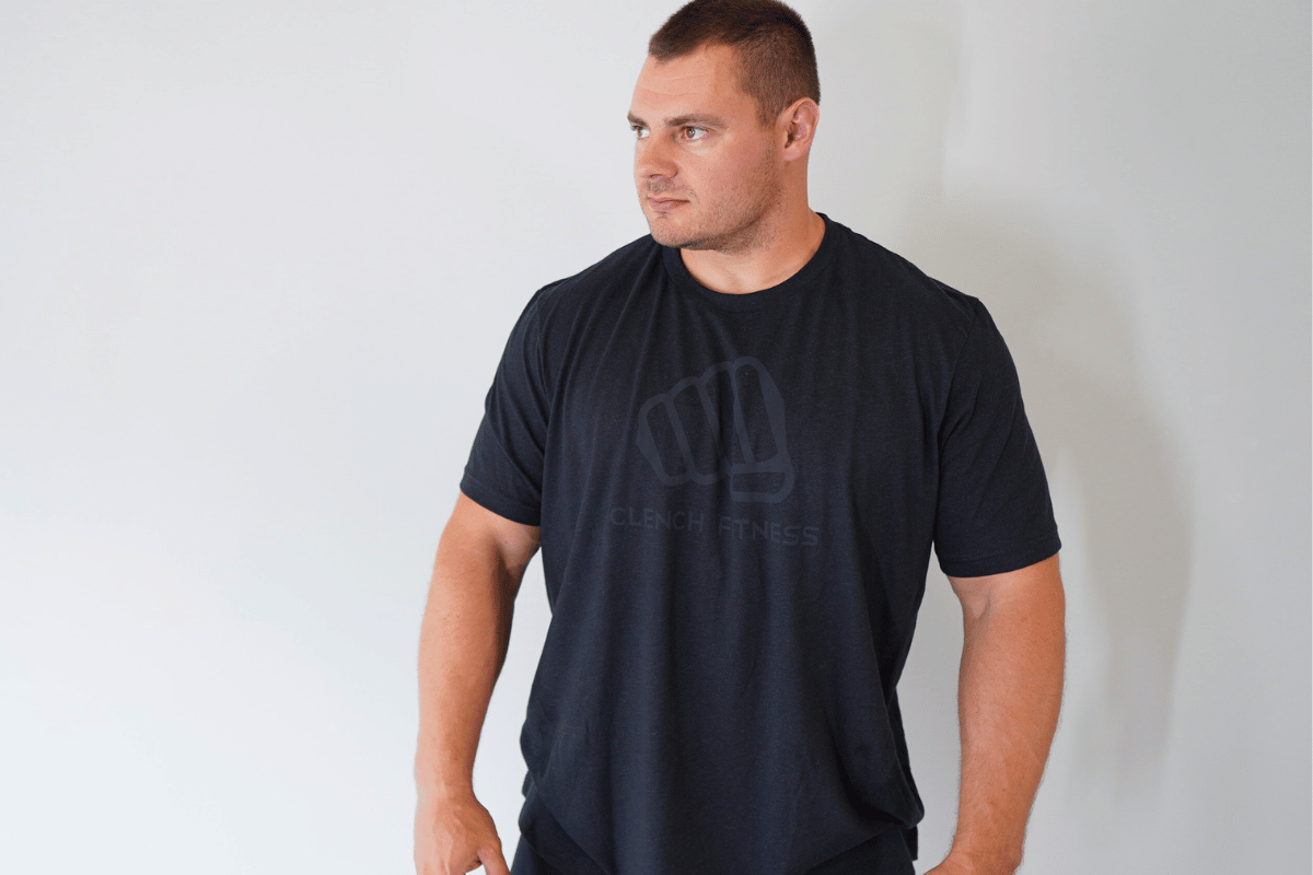 Clench Classic Tee Comfortable And Stylish Gym Wear