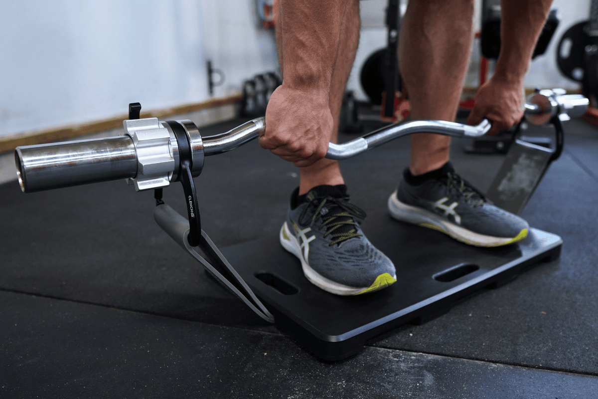 Barbell Resistance Band Hooks | Clench Fitness