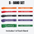 41- Inch Loop Resistance Bands Clench Fitness Select Your Band: 5 Band Set
