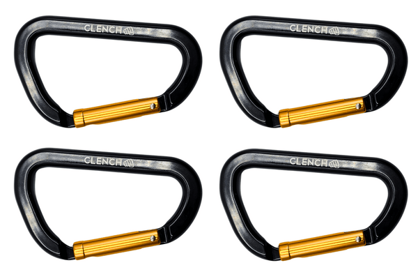 Clench Carabiners Clench Fitness Bundle Qty: 4-Pack Size: XL