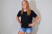 Clench Classic Tee Clench Fitness Color: Heather Black Size: XS