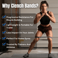 41- Inch Loop Resistance Bands Clench Fitness Select Your Band: ORANGE - (5-15 lb)