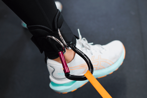 Ankle Straps for Cable Machine and Resistance Bands Clench Fitness