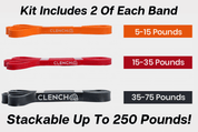 Resistance Band Kit - Level I Bundle Clench Fitness